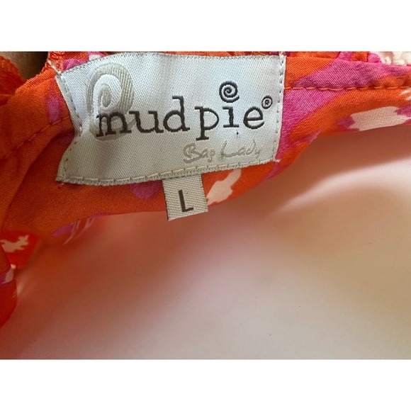 Mud Pie Bag Lady Ruffled One Shoulder Dress Large - Picture 7 of 7